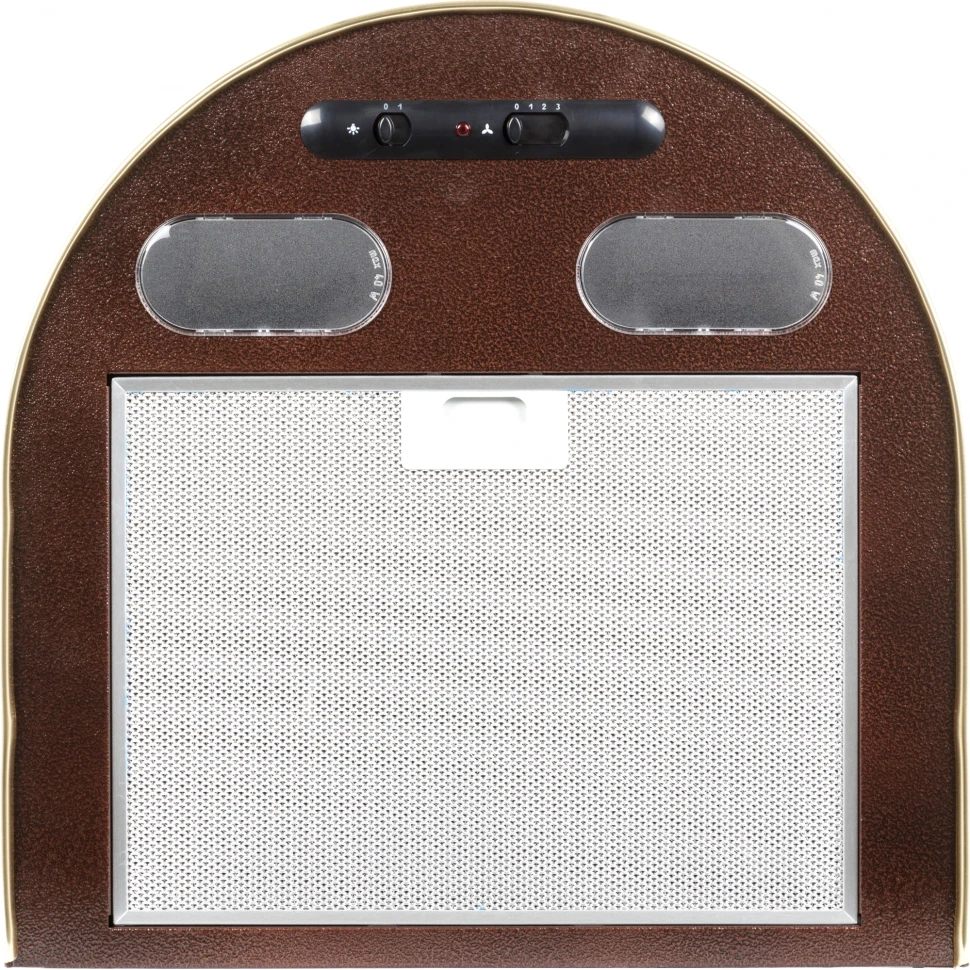 Вытяжка каминная Elikor Эпсилон 50П-430-П3Л медный антик/золотистый управление: ползунковое (1 мотор)