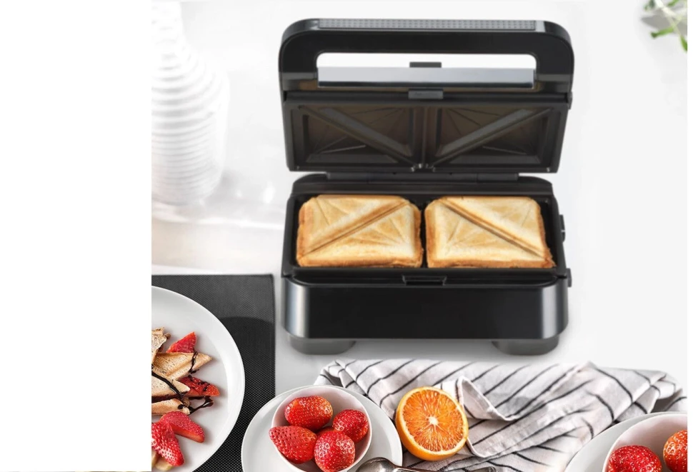 Электрогриль Braun SnackMaker 5 SM5000 BK 800Вт черный  