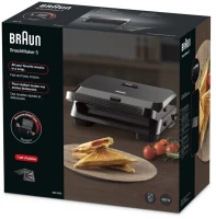 Электрогриль Braun SnackMaker 5 SM5000 BK 800Вт черный