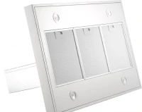 Вытяжка каминная Elica Spot Plus Island IX/A/90 нержавеющая сталь управление: сенсорное (1 мотор)