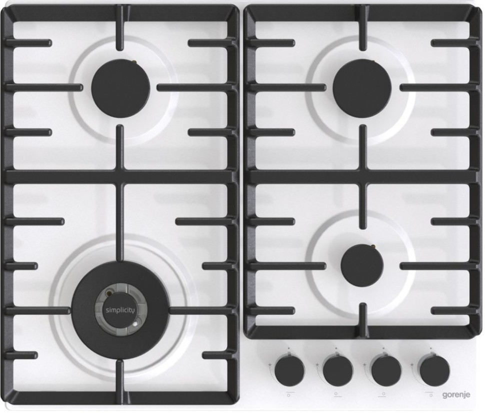 Газовая варочная поверхность Gorenje GW642SYW белый