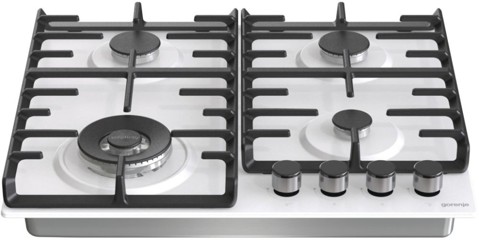 Газовая варочная поверхность Gorenje GW642SYW белый