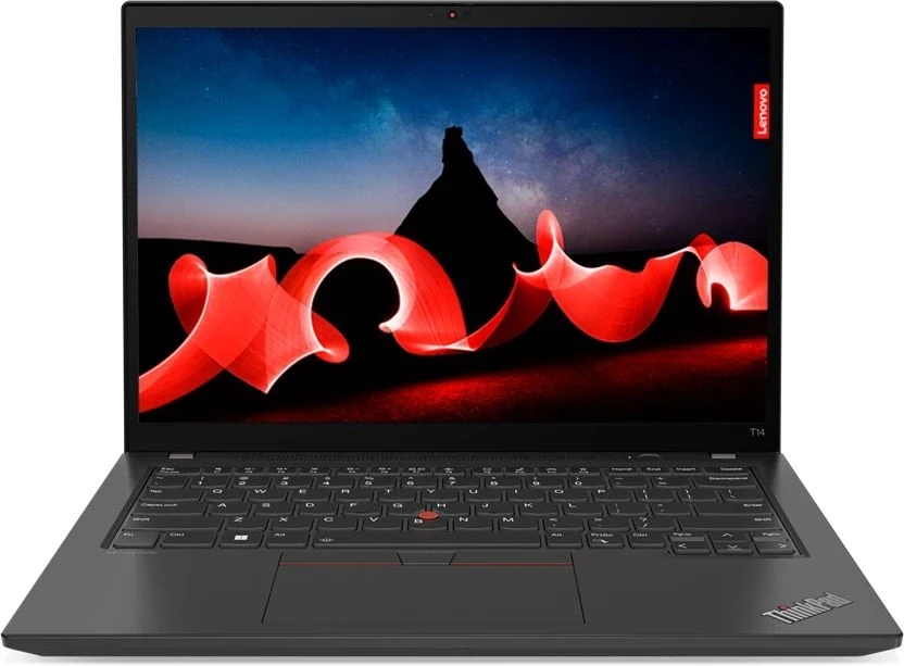 Ноутбук Lenovo ThinkPad T14 G4 Core i5 1335U 16Gb SSD1Tb Intel Iris Xe graphics 14" IPS WUXGA (1920x1200) Windows 11 Pro 64 black WiFi BT Cam (21HESGC100)  
