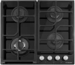 Газовая варочная поверхность Hyundai HHG 6438 BG черный