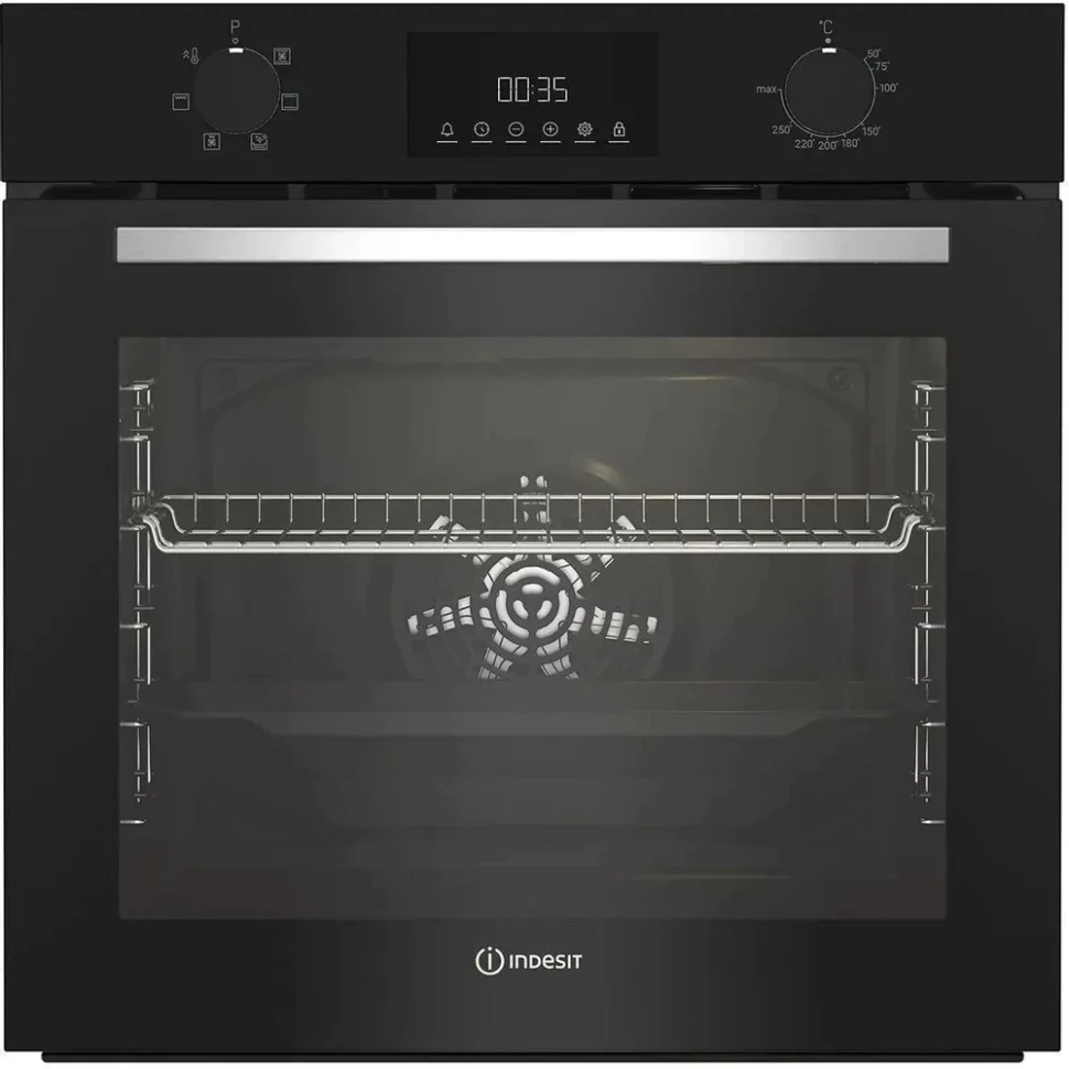 Духовой шкаф Электрический Indesit IFE 3644 BL черный  