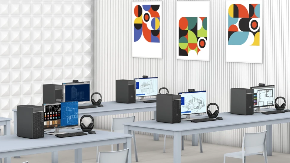 ПК Dell Pro Tower QCT1250 MT i7 14700 (2.1) 8Gb SSD512Gb UHDG 770 Windows 11 Pro GbitEth 180W мышь клавиатура черный (PRO-7050)  