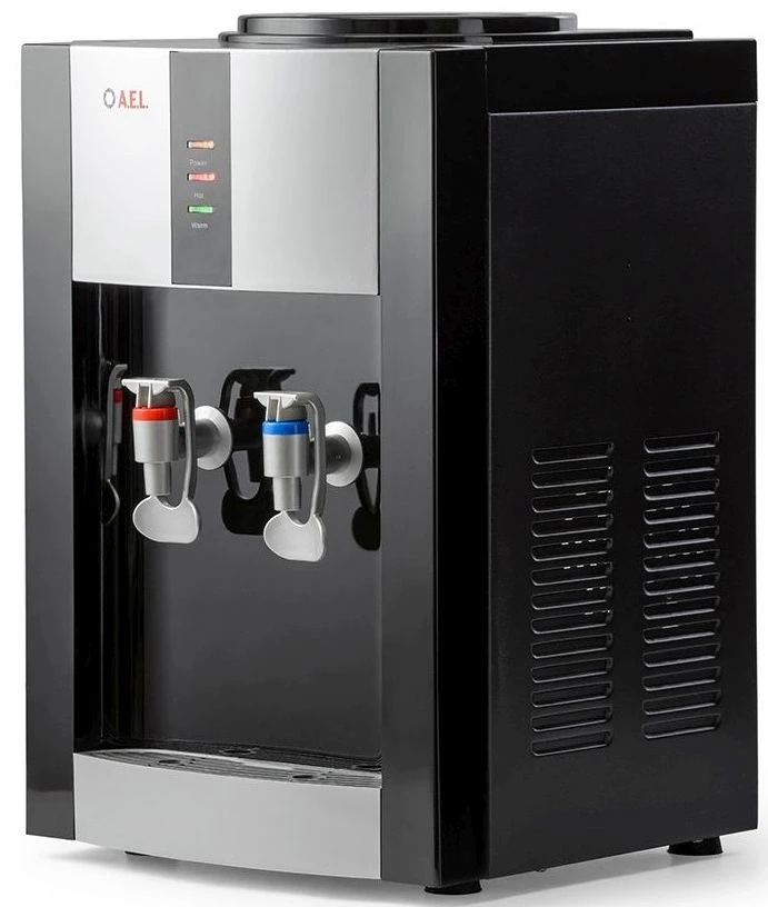 Кулер AEL TC-AEL-47 настольный компрессорный черный/серебристый