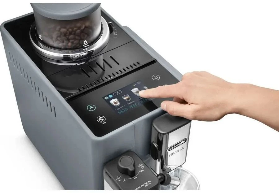 Кофемашина Delonghi EXAM440.55.G 1450Вт серый