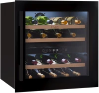 Винный шкаф Lex LWD6036BL dual zone 1-нокамерн. черный стекло (CHAT500007)