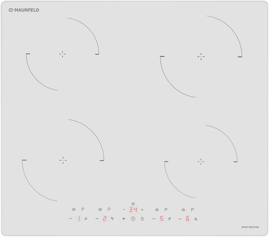 Индукционная варочная поверхность Maunfeld CVI604EXWH белый