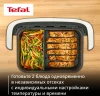 Аэрогриль Tefal Dual Easy Fry Flex EY9228E0 2700Вт черный/серебристый  