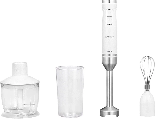 Блендер погружной Scarlett SC-HB42F69 1600Вт белый  