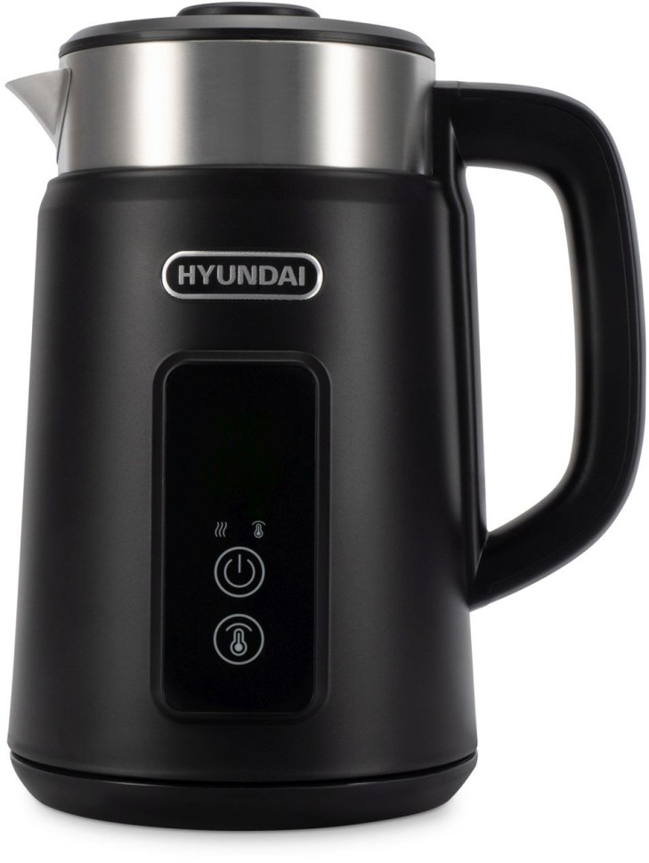 Чайник электрический Hyundai HYK-S3505 1.5л. 2200Вт черный корпус: металл/пластик  