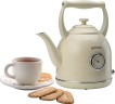 Чайник электрический Gorenje K17CLINGOR 1.7л. 2000Вт бежевый корпус: металл/пластик