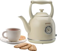 Чайник электрический Gorenje K17CLINGOR 1.7л. 2000Вт бежевый корпус: металл/пластик