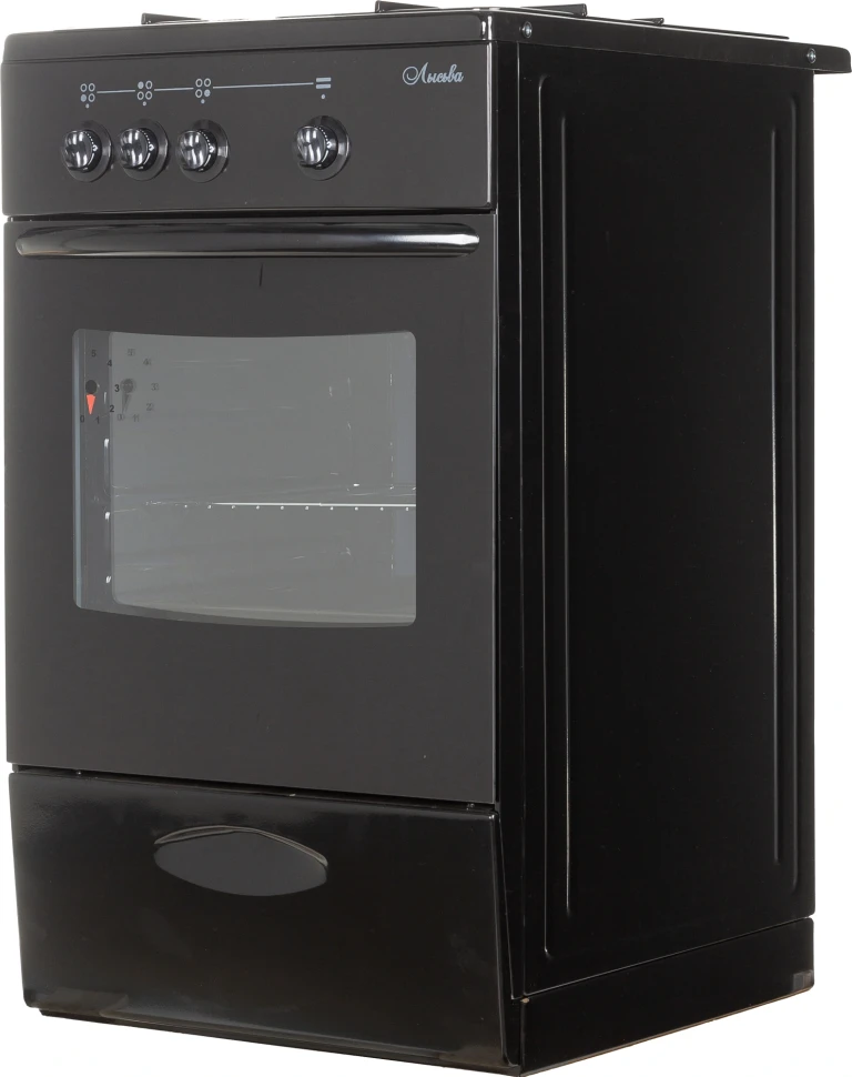 Плита Газовая Лысьва ГП 300 МС СТ-2у черный (без крышки) реш.сталь  