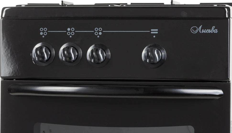 Плита Газовая Лысьва ГП 300 МС СТ-2у черный (без крышки) реш.сталь  