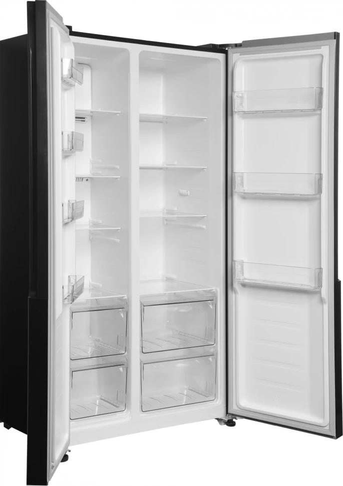 Холодильник Kraft KF-MS4801BI 2-хкамерн. черный инвертер