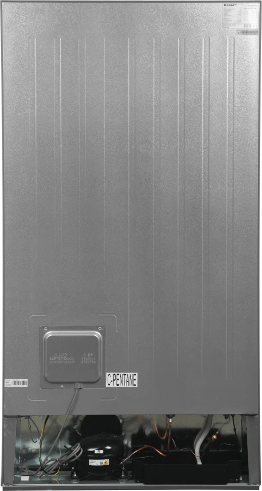 Холодильник Kraft KF-MS5701XI 2-хкамерн. серый инвертер