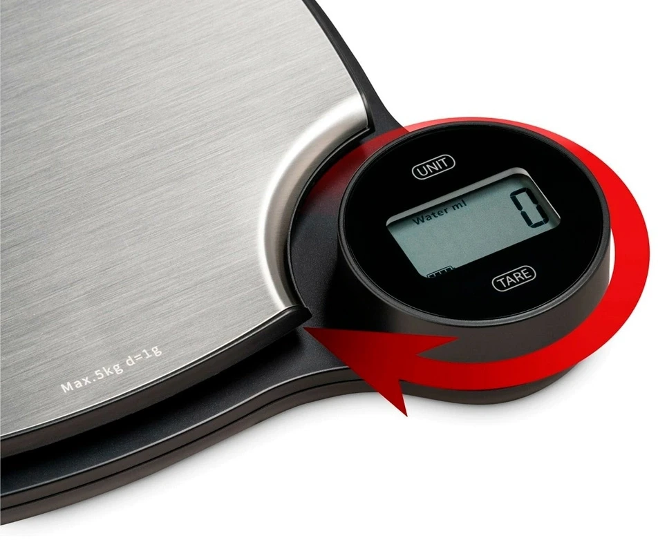 Весы кухонные электронные Caso Kitchen EcoMaster макс.вес:5кг стальной