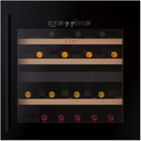 Винный шкаф Lex LWD6036BL dual zone S 1-нокамерн. черный стекло (CHAT500009)