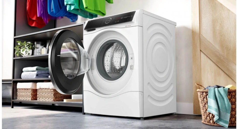 Стиральная машина Bosch Serie 8 WNC254A0SN пан.швед. загр.фронтальная макс.:10.5кг (с сушкой) белый  