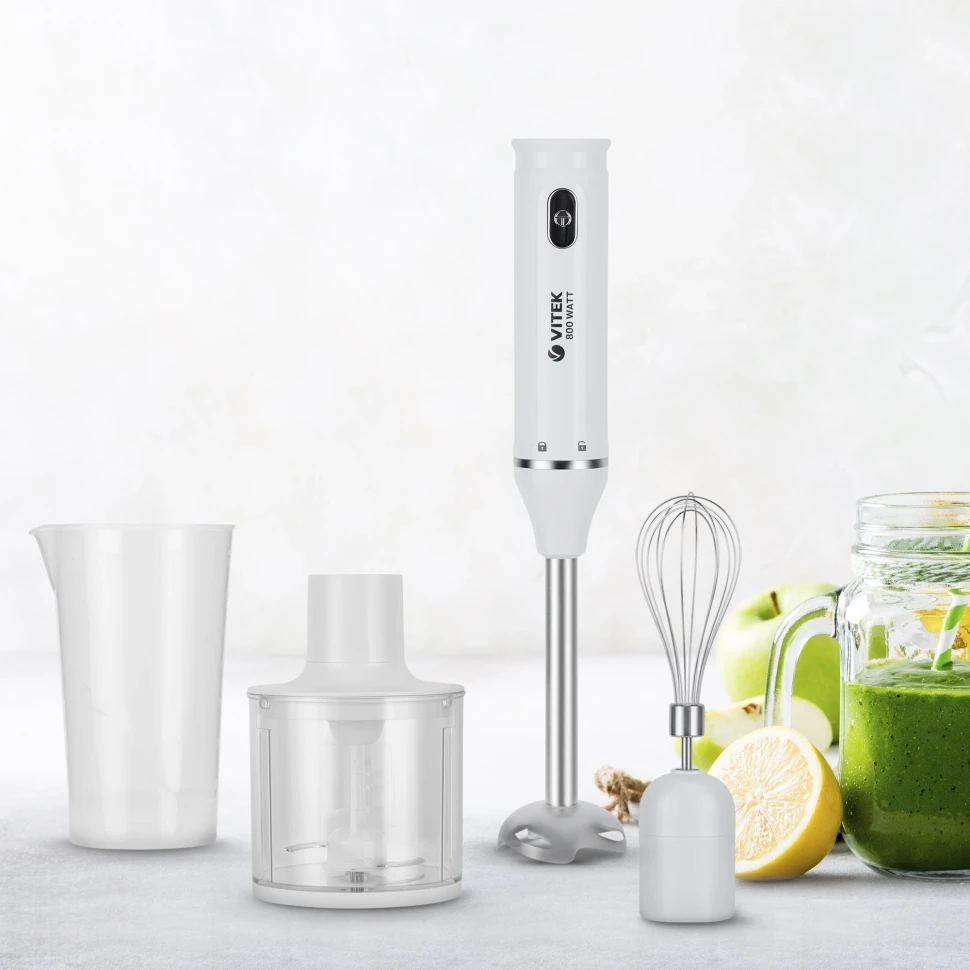 Блендер погружной Vitek VT-3409 800Вт разноцветный  