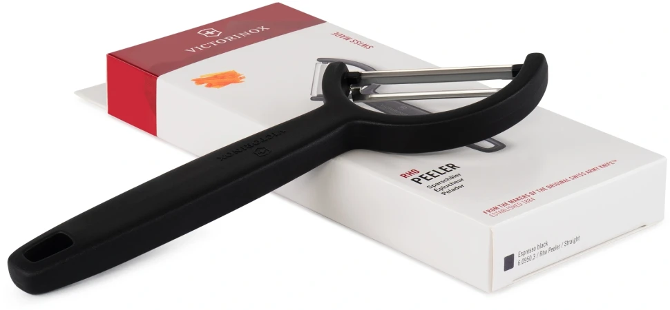 Овощечистка Victorinox Rho черный упак.:европодвес (6.0950.3)  