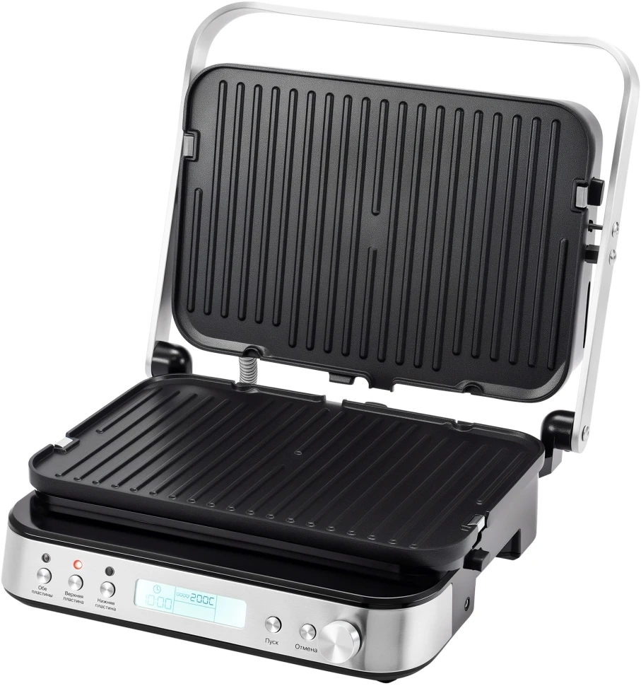 Электрогриль Rondell RDE-1702 2200Вт серебристый  