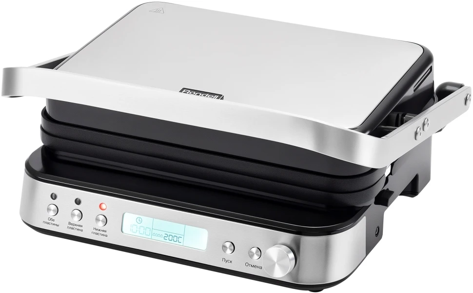 Электрогриль Rondell RDE-1702 2200Вт серебристый  