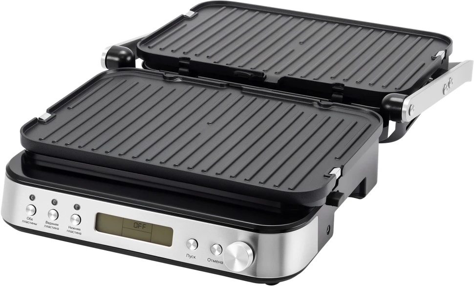 Электрогриль Rondell RDE-1702 2200Вт серебристый  