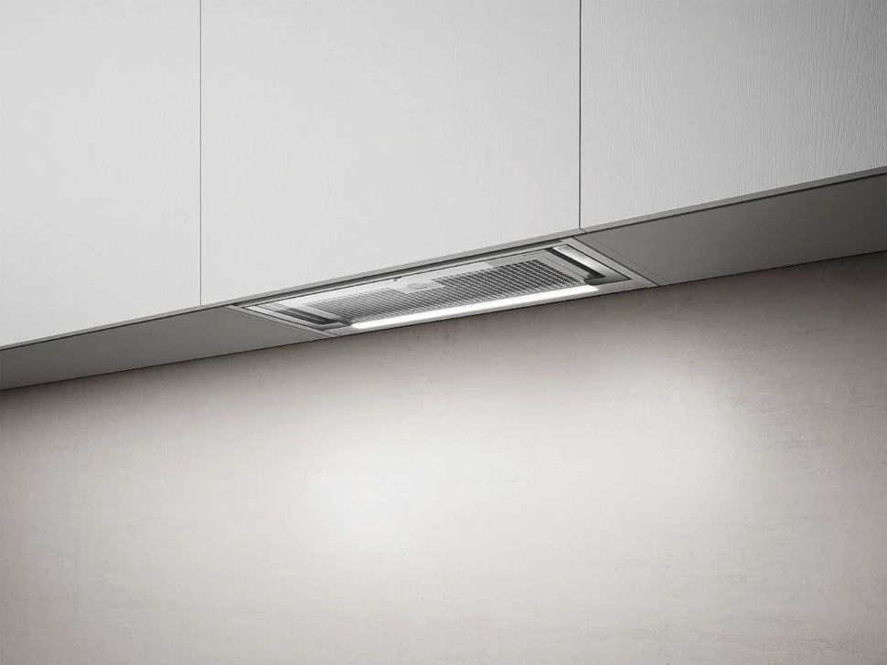 Вытяжка встраиваемая Elica GS Glass IX/A/90 серебристый управление: кнопочное (1 мотор)  