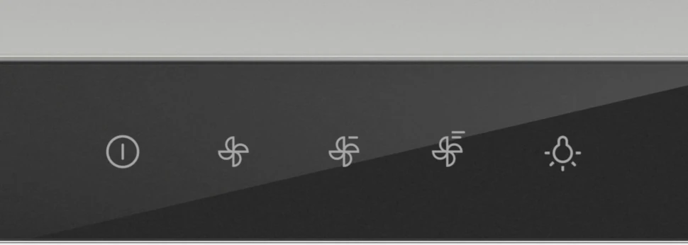 Вытяжка встраиваемая Gorenje TH64E3SGB нержавеющая сталь/стекло черное управление: сенсорное (1 мотор)  