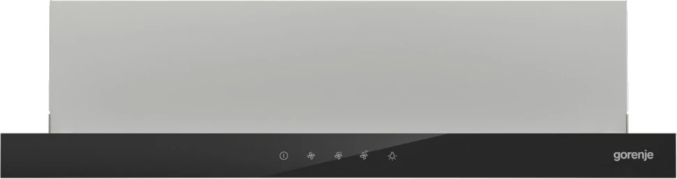 Вытяжка встраиваемая Gorenje TH64E3SGB нержавеющая сталь/стекло черное управление: сенсорное (1 мотор)  