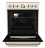 Плита Электрическая Gorenje GECS6B70CLI бежевый стеклокерамика (без крышки)  