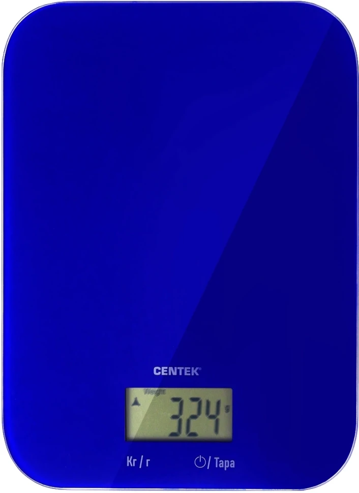 Весы кухонные электронные Centek CT-2481 LCD макс.вес:5кг синий
