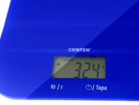 Весы кухонные электронные Centek CT-2481 LCD макс.вес:5кг синий