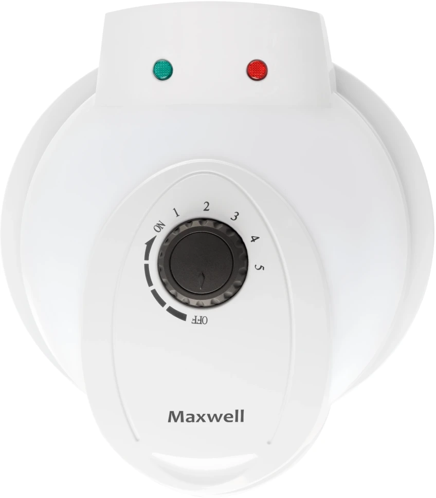 Вафельница Maxwell MW-1572 1000Вт белый