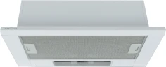 Вытяжка встраиваемая Krona Kamilla 600 slim белый управление: кнопочное (2 мотора)  