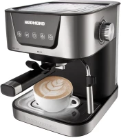 Кофеварка рожковая Редмонд RCM-M1513 1050Вт серебристый/черный