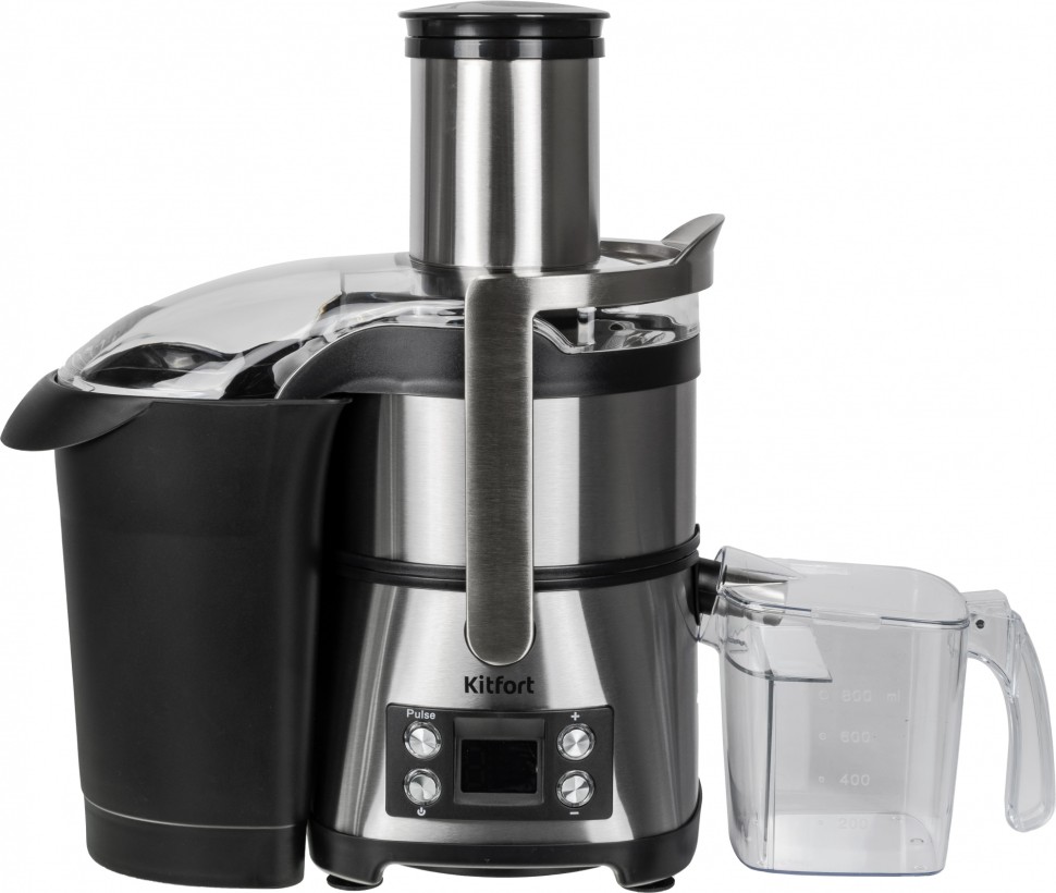 Кухонный комбайн Kitfort КТ-1395 800Вт серебристый/черный  