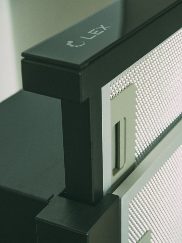 Вытяжка встраиваемая Lex Hubble G 2M 600 черный управление: кнопочное (2 мотора)