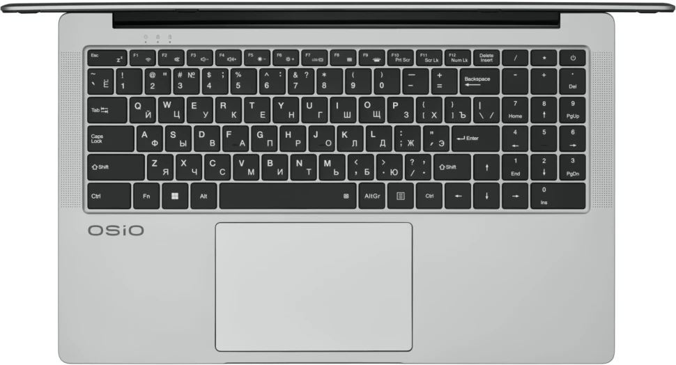 Ноутбук Osio FocusLine F160a-010 Ryzen 7 5700U 16Gb SSD1Tb AMD Radeon Graphics 16.1" IPS FHD (1920x1080) без ОС grey WiFi BT Cam 6000mAh  