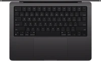 Ноутбук Apple MacBook Pro A3401 M4 Pro 12 core 24Gb SSD512Gb/16 core GPU 14.2" Liquid Retina XDR (3024x1964) macOS black WiFi BT Cam (MX2H3HN/A)