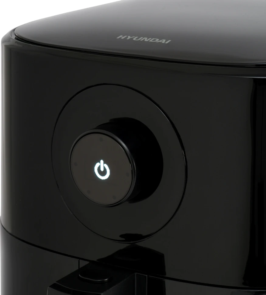 Аэрогриль Hyundai HYF-5003 5.5л 1500Вт черный/черный