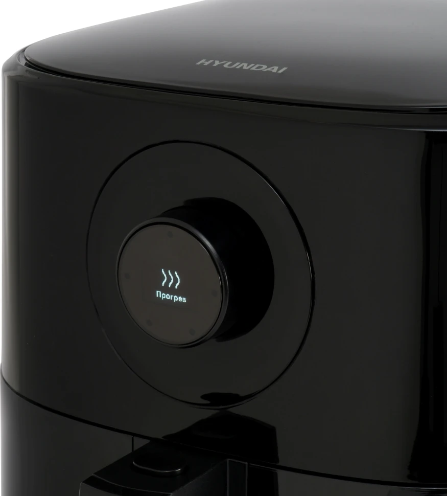 Аэрогриль Hyundai HYF-5003 5.5л 1500Вт черный/черный