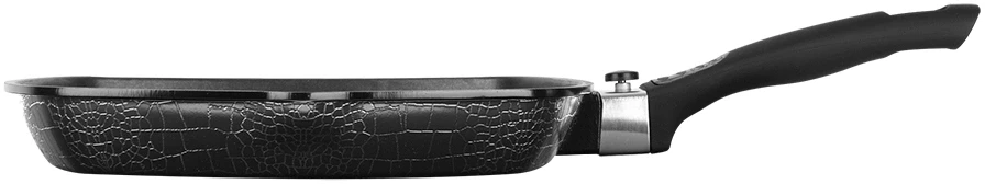 Сковорода-гриль Rondell Escurion RDA-869 квадратная 28см покрытие: Xylan Plus ручка съемная (без крышки) черный  