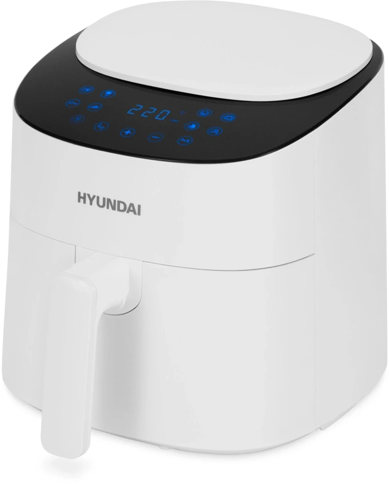 Аэрогриль Hyundai HYF-4055 4.3л 1500Вт белый/черный  