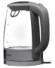 Чайник электрический Starwind SKG2315 1.7л. 2200Вт серый/серебристый корпус: стекло/металл/пластик  