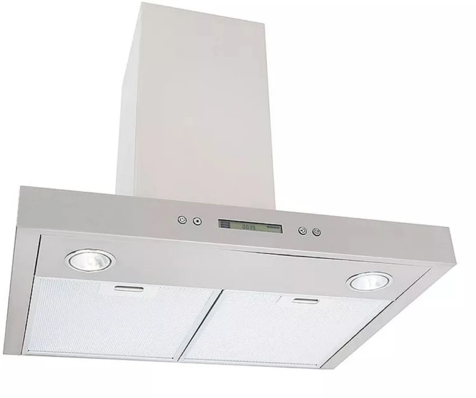 Вытяжка каминная Elica Spot Plus IX/A/90 нержавеющая сталь управление: кнопочное (1 мотор)  